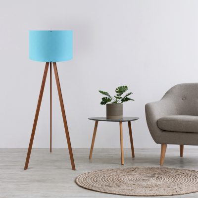 Lampadar, Opviq, 780SGN2453, Albastru/Maro