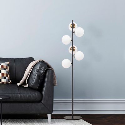 Lampadar, Opviq, 942FLG1514, Negru