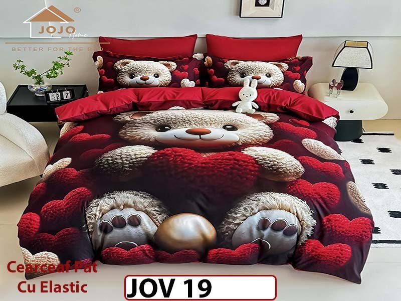 Lenjerie 5D din Finet 6 piese cu Elastic - JOV 19