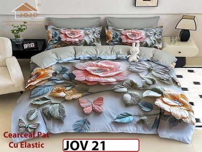 Lenjerie 5D din Finet 6 piese cu Elastic - JOV 21