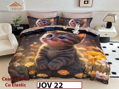 Lenjerie 5D din Finet 6 piese cu Elastic - JOV 22