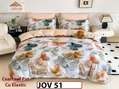 Lenjerie 5D din Finet 6 piese cu Elastic - JOV 51