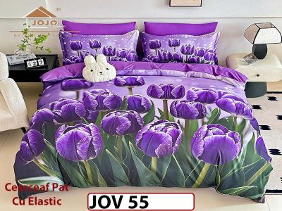 Lenjerie 5D din Finet 6 piese cu Elastic - JOV 55