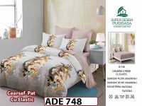 Lenjerie din finet  6 piese si cearceaf cu elastic - ADE 748