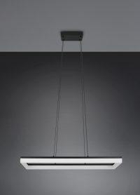 Lustra Camino, RL, 70x20x150 cm, 27W, 1x SMD LED, plastic, negru mat