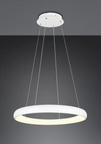 Lustra Cardona, TRIO, 75x150 cm, 59W, 1x SMD LED, metal, alb mat