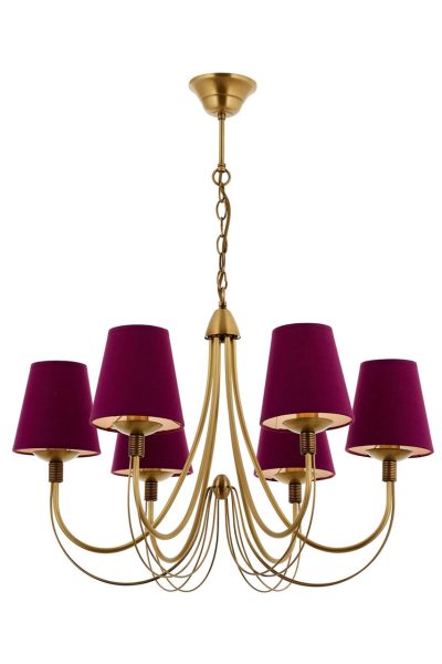 Lustra, Opviq, 301AUR1279, Metal, Violet / Auriu