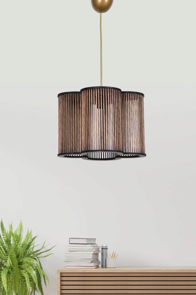 Lustra, Opviq, 390FLH1599, Negru / Aur roz