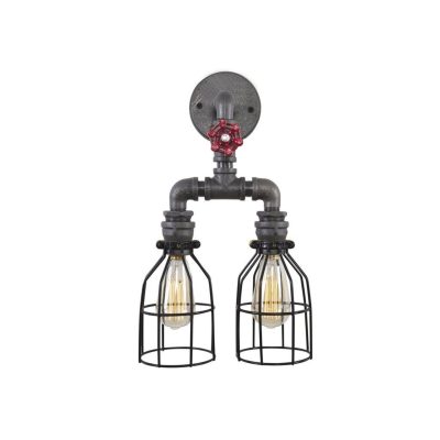 Lustra, Opviq, 791EVL2509, Argintiu / Negru