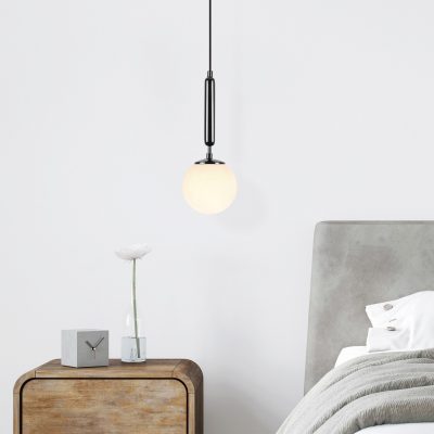 Lustra, Opviq, 942FLG1308, Alb/Negru