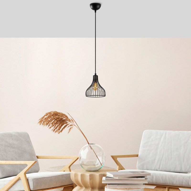 Lustra, Opviq, 942FLG1619, Negru/Maro antic