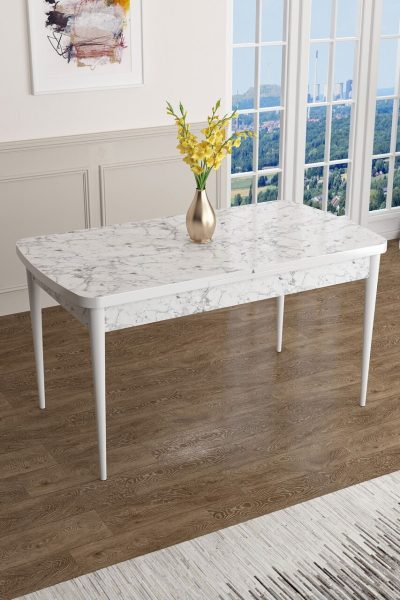 Masa, Hanah Home, Han, 114x78x70 cm, Alb