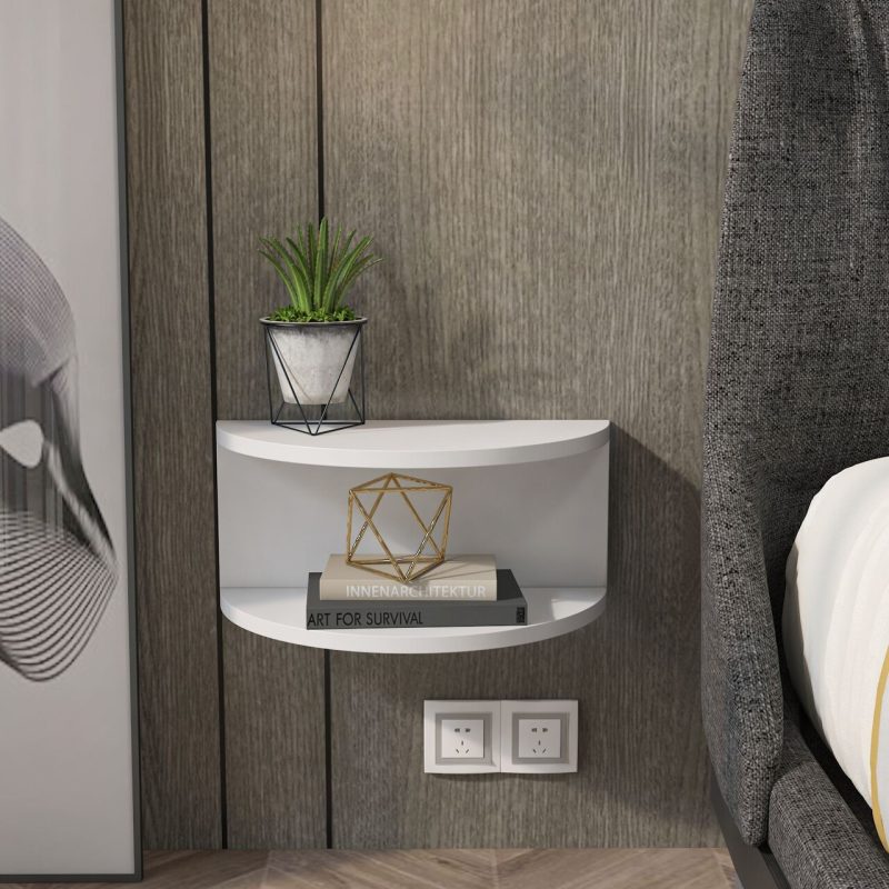 Noptiera, Hanah Home, Bella, 45x19.6x23.8 cm, Alb
