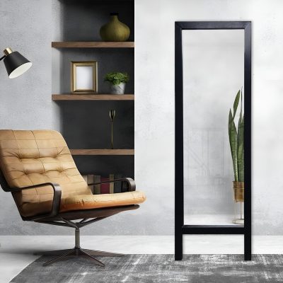 Oglinda Cheval, Hanah Home, Cheval 145, 45x145 cm, Negru