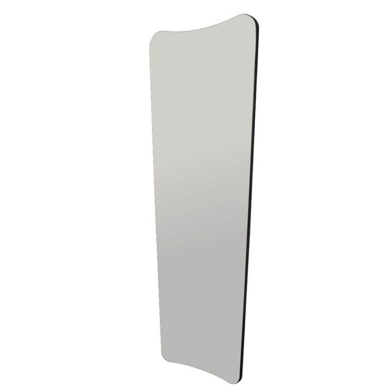 Oglinda Cheval, Hanah Home, Vitros, 55x150x2.2 cm, Transparent/Negru