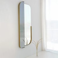 Oglinda decorativa, Hanah Home, Day &amp; Night, 60x130 cm, Auriu