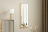 Oglinda decorativa, Hanah Home, Lariya, 40x120x2.2 cm, Alb / Natural