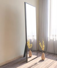 Oglinda decorativa, Hanah Home, Tessa, 50x160x2.2 cm, Negru