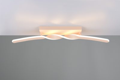 Plafoniera Ginko, RL, 79x9x12.5 cm, 18W, 1x SMD, metal, bej