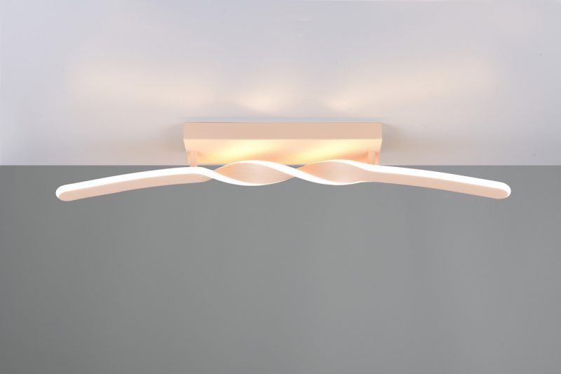 Plafoniera Ginko, RL, 79x9x12.5 cm, 18W, 1x SMD, metal, bej