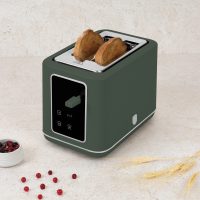 Prajitor de paine digital Berlinger Haus, Matte Green, 27.8x16.6x19.1 cm, inox, verde mat