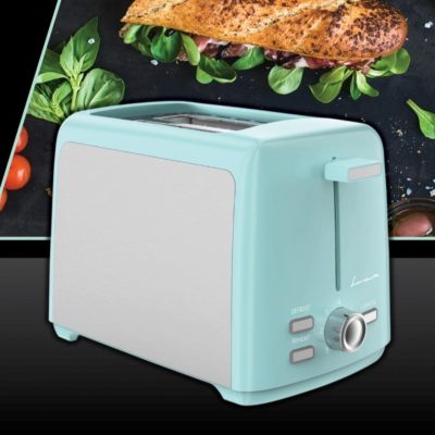 Prajitor de paine Fram, 800W, verde/argintiu