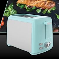 Prajitor de paine Fram, 800W, verde/argintiu