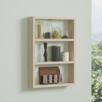 Raft de perete, Hanah Home, Pr1-T, 43.2x60x9 cm, Travertin