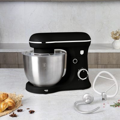 Robot de bucatarie Berlinger Haus, Matte Black, 1500W, inox/plastic, negru/argintiu