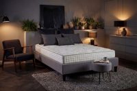 Saltea ortopedica Aloe Vera Dual Confort, 140x190x25cm, Memory 4 cm, 7 zone de confort, reversibila, fermitate medie