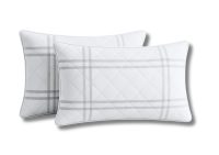 Set 2 Perne Somnart matlasate Grid Confort 50x70 cm