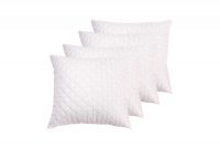 Set 4 perne matlasate Somnart, 70x70 cm, microfibra cu fibre de carbon