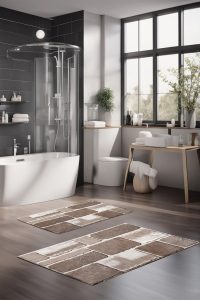 Set covorase de baie, L'essentiel Maison, CT-5179, Multicolor
