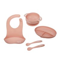 Set diversificare U-grow, 5 piese, silicon, roz