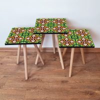 Set masute 3 piese, Hanah Home, 3Shp49, Multicolor