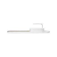 Set organizator chiuveta cu suport de uscare vase, Brabantia, SinkStyle Mineral, 75x13x15 cm, plastic/inox, alb