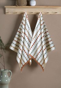 Set prosoape, L'essentiel Maison, Alba, Crem