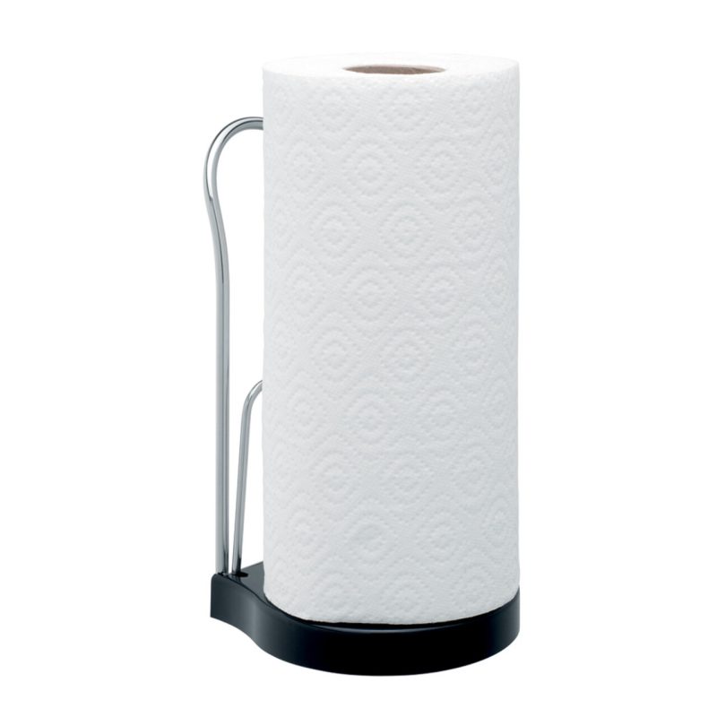Suport rola servetele bucatarie, Brabantia, Brilliant, 12.3x15x22.3 cm, otel, argintiu lucios