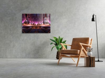 Tablou decorativ, 1307, 50 x 70 cm, Multicolor