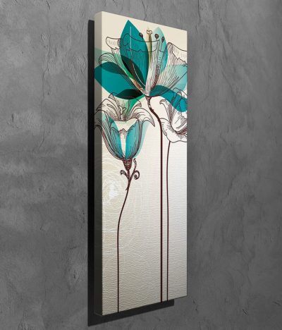 Tablou decorativ, PC250, Rama din lemn (grosime 3 cm), Multicolor