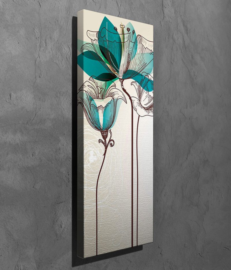 Tablou decorativ, PC250, Rama din lemn (grosime 3 cm), Multicolor