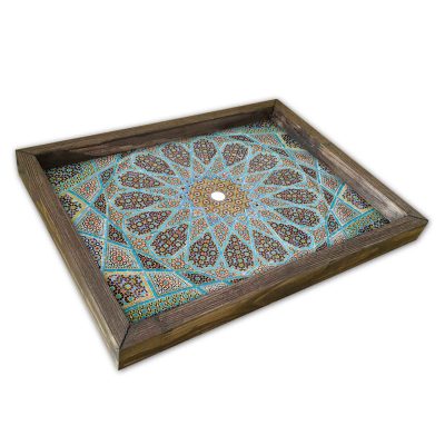 Tava pentru servire, AT-032, 30x40 cm, Multicolor