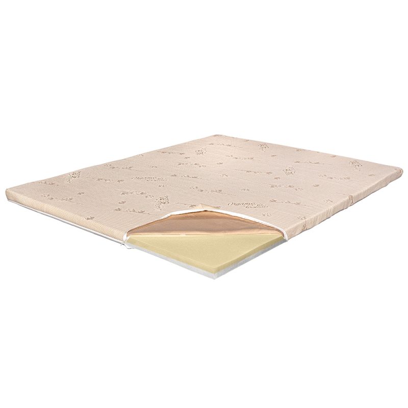 Topper Saltea Memory 3+3 Bio Bumbac, 170 x 200 cm
