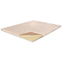 Topper Saltea Memory 3+3 Bio Bumbac, 170 x 200 cm
