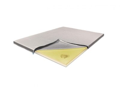 Topper Saltea Memory 4+2 Argentum, 80 x 190 cm