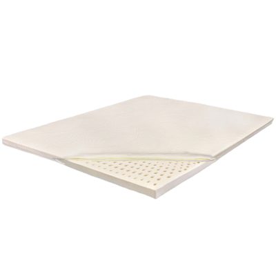 Topper Saltea Ortopedic 150x200 - 100% Latex, 3.5 cm, Aloe Vera, Ergomed