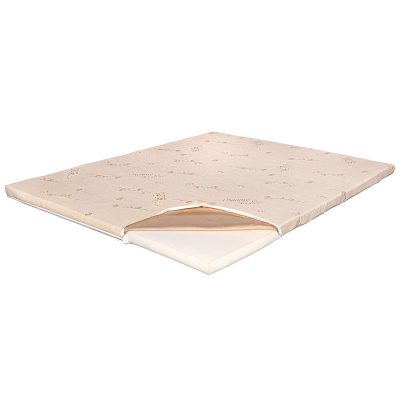 Topper Saltea Super Ortopedic, 6.5 cm, Bio Bumbac, 150 x 190 cm