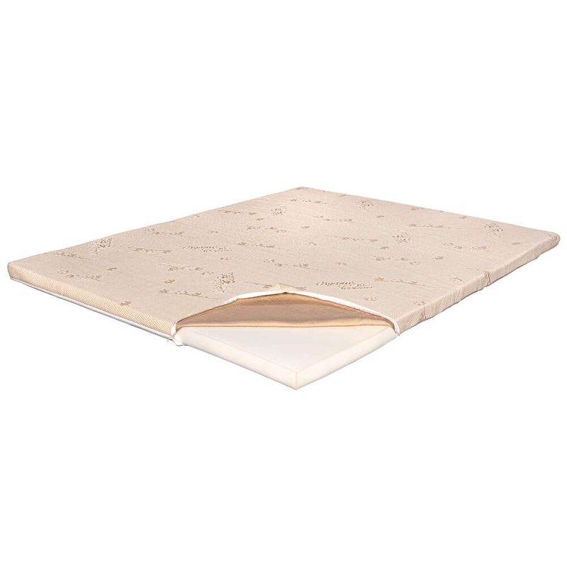 Topper Saltea Super Ortopedic, 6.5 cm, Bio Bumbac, 150 x 190 cm