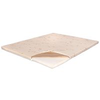 Topper Saltea Super Ortopedic, 6.5 cm, Bio Bumbac, 150 x 190 cm