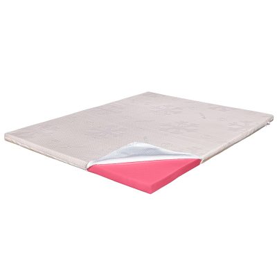 Topper Saltea Super Ortopedic Air 7 cm, Bio Bumbac Cooler, 130x200 cm